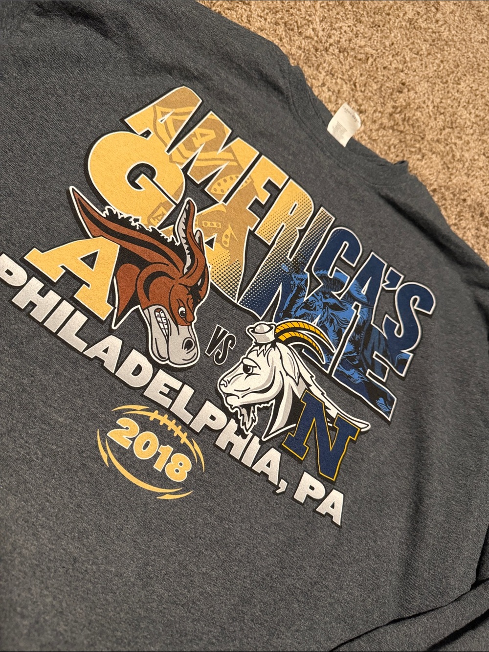 Army vs Navy 2018 long sleeve tee (XL) EUC